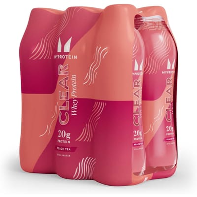 Clear Protein Water - RTD (verpakking met zes stuks) - 6 Pack - Perzik Thee