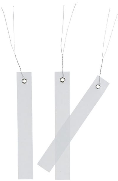 Hanglabels wit 20mm x 140mm 250st