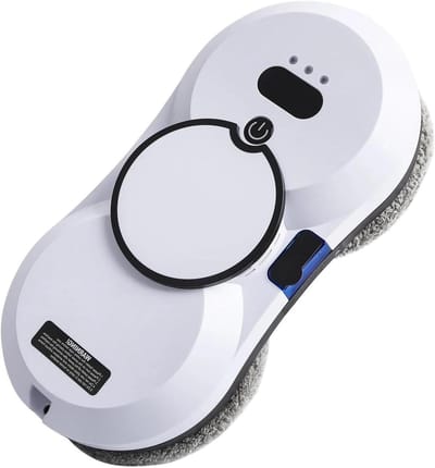 Raamreinigingsrobot - Ramenwasser Glazenwasser - Hoge ramen reinigen - Automatische watersproeiing - 290x144x93 mm - Wit