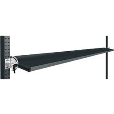 Manuflex kantelbare opbergconsole, voor de serie Universal of Profi, bruikbare diepte 345 m, voor tafelbreedte 2000 mm, antraciet