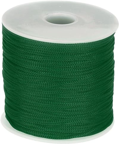 Ronte - Polypropyleen touw 100 m - Gevlochten nylon koord voor waslijn, kamperen en wandelen - Donkergroen