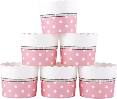 50 Stuks Muffin Papieren Vormpjes voor Cupcakes, Muffins en Pudding - Bakaccessoires voor Feestjes en Verjaardagen