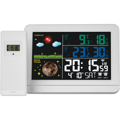 LIVARNO HOME Draadloos weerstation (wit)
