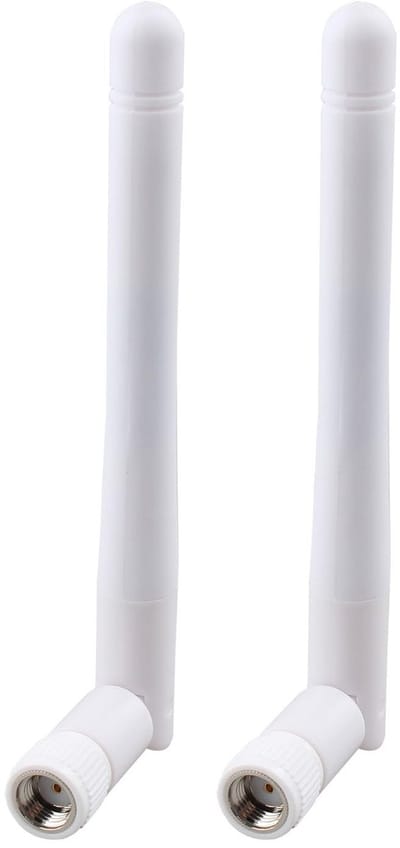 aladdien - Dual Band Wifi Antenne - 3dBi Omnidirectional - Hoogwaardige Verbinding - Voor Router en Camera - Versterk Wifi Signaal - Geschikt voor T...