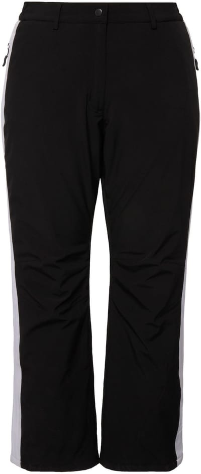 Ulla Popken - Dames - Functionele thermobroek waterdicht gerecycled - Zwart - Maat 42