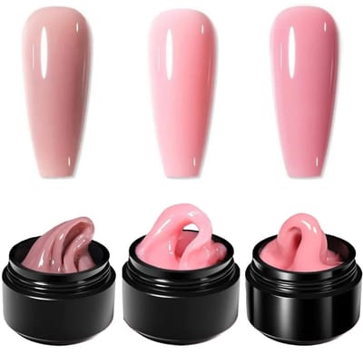 Born Pretty - Builder gel - 3x15 ml - HEMA-vrij - Buildergel - Builder gel nagels - Builder gel set - Builder gel gel nagels - Gelnagels - Gel nagels - Gel voor nagels - Hard gel - Polygel
