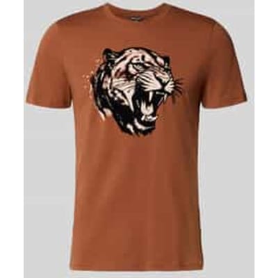 regular fit T-shirt met motiefprint