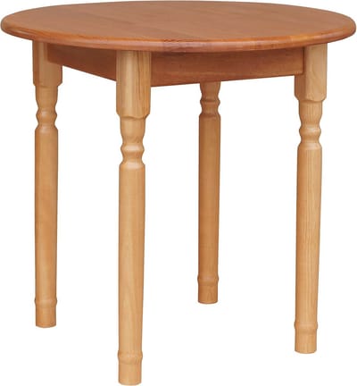 k koma Ronde grenen tafel eettafel hout keukentafel massief honing landhuisstijl (Alder)