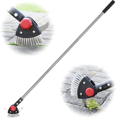 MIRA®Onkruidborstel - Onkruidverwijderaars - Onkruidborstel Electrisch - Onkruidverwijderaar Elektrisch - Zilver- 149cm x 16cm x 6cm