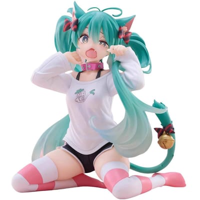 2026 Nieuw op voorraad Hatsune Miku In Een Wereld Met Gesloten Ramen Verzamelfiguur Anime Kawaii Bureau Decoratie Verjaardagscadeaus Voor Fans white