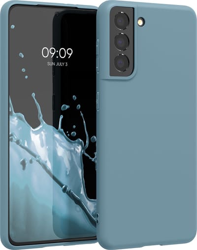 kwmobile telefoonhoesje geschikt voor Samsung Galaxy S21 - Hoesje voor smartphone - Back cover in Arctische nacht