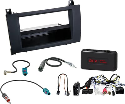 2-DIN-set met vak Mercedes-voertuigen LFB/analoog/antenne
