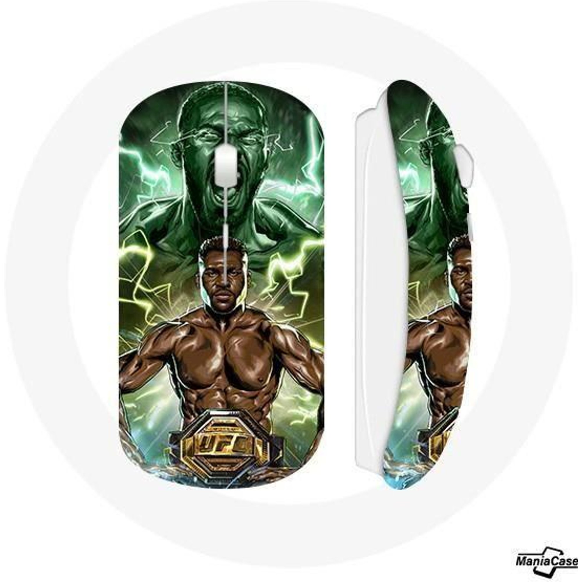 Draadloze kunstmuis Francis Ngannou