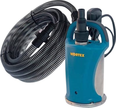 Vlagzuigpomp JDX 350 M, 230 + vlotter, vlakzuigend 2 mm + 7 meter Slang, 9000 L/H