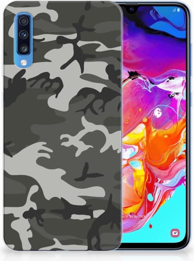 Samsung Galaxy A70 TPU bumper Army Light