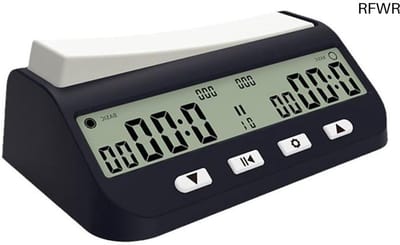 RFWR® Multifunctionele Digitale Schaakklok Met Duidelijk Display Voor Diverse Schaakspellen
