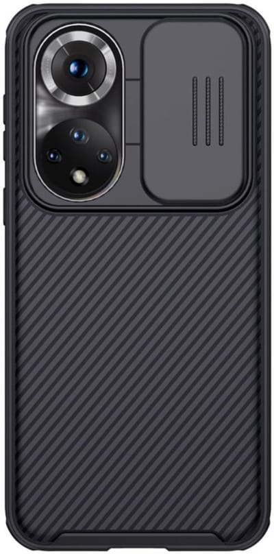 Nillkin CamShield Hoesje voor de Honor 50 - Back Cover met Camera Slider Zwart
