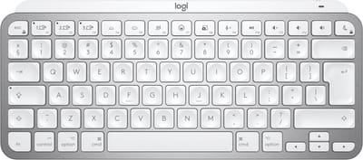 Logitech MX Keys Mini For Mac Wireless Keyboard - Pale Grey - US - Toetsenbord - Engels (US international) - Grijs