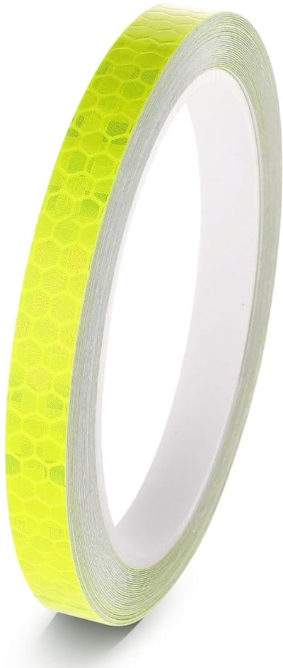 Dailygoods- Reflectortape 8 m - Zelfklevend - Neon Plakband - Waarschuwingstape - Reflecterende Sticker - Waterdicht PVC