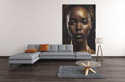 Canvas Schilderij Vrouw - Foto Print op Canvas - 60x40x2 cm