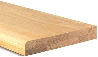 Eikenhouten Plank - Ladder Treden - Klusprojecten Thuis - Massief Hout Gelijmd - 100x30x3.6cm