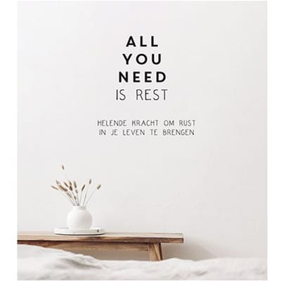 All You Need Is Rest