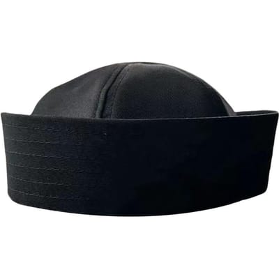 Nieuwe Katoenen Zeemansmuts Zachte Randloze Marinepet Effen Kleur Baret Volwassenen black