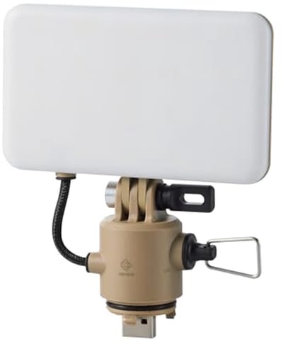 Dimbare LED-lamp voor buiten met mini-statief en USB-aansluiting - waterdicht en draagbaar