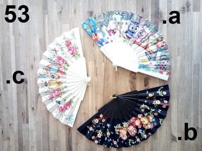 2 + 1 gratis nylon handwaaier Uilen, willekeurige taferelen