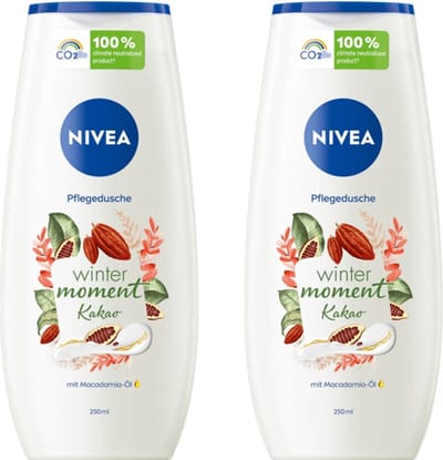 NIVEA Douchecrème - Wintermoment Cacao - 2 x 250 ml