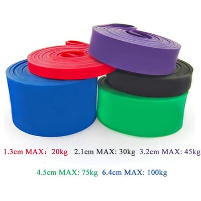Heavy Duty Latex Weerstandsbanden Oefening Elastische Band voor Sport Kracht Pull Up Assistentieband Workout Pilates Fitnessapparatuur