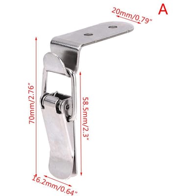 90 graden eendenmondgesp haak slot veer trek grendel klem clip hasp