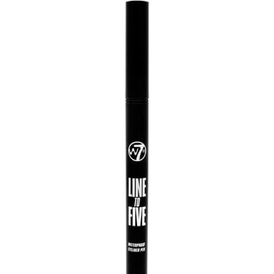 W7 Line To Five Waterproof Eyeliner Pen Black 1 st
