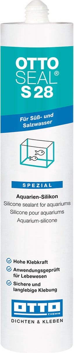 Ottoseal S28 Aquarium siliconenkit 310 ml koker - Transparant