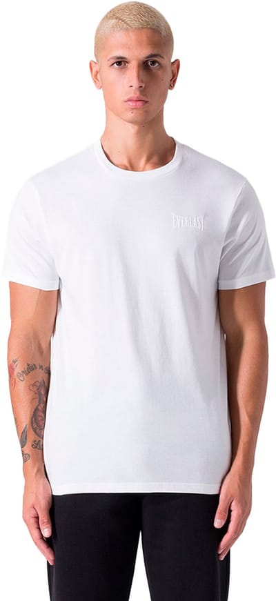 Everlast Jersey T-shirt Met Korte Mouwen Wit S Man