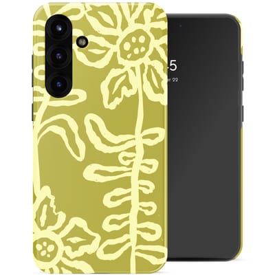 Selencia Hoesje - Geschikt voor Samsung Galaxy S25 FE - Backcover - Chalky Bloom
