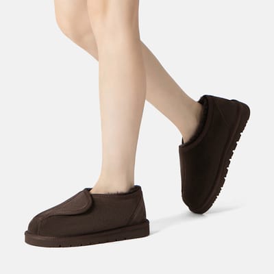 EVER AU Australië Dames Swiftlet Verstelbare Schapenvacht Slippers