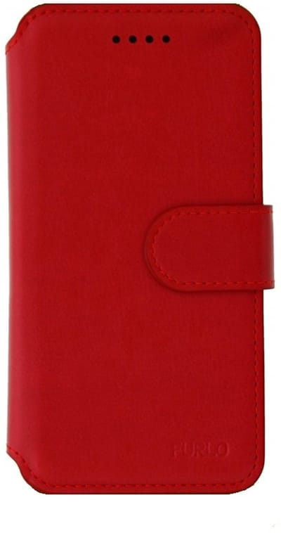 Ntech Hoesje Geschikt Voor Samsung Galaxy S10+ Luxe Portemonnee hoesje Furlo Design met Sta-Functie - Rood
