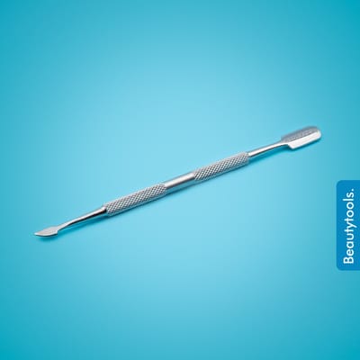 Beautytools Bokkepoot/Nagelriem Duwer (Brede kant / platte snijvlak) (14 cm) - (NP-0287)