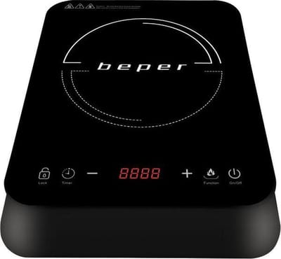 Beper BF.700 - Vrijstaande Inductie Kookplaat - Elektrische Kookplaat - Staande Inductiekookplaat - Krachtige Vrijstaande Kookplaat