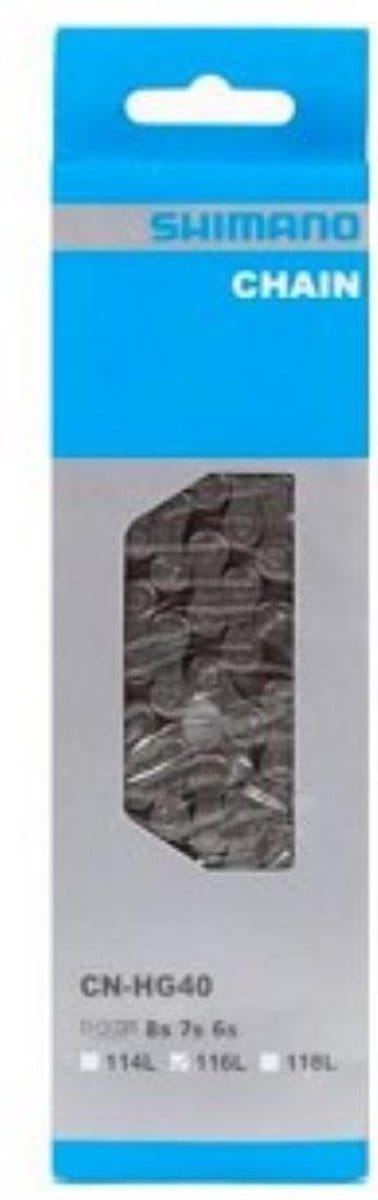 Shimano ketting smal 116 links HG40 6/7/8 Speed Quick link CN-HG40