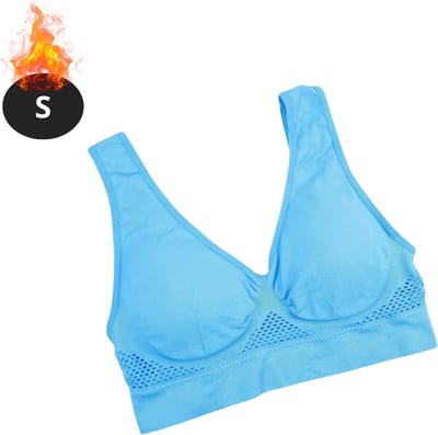 Bovista BH Zonder Beugel - Zonder Bandjes - Push-up Bh's - Comfort Beha - Gemengd - Blauw - Maat S