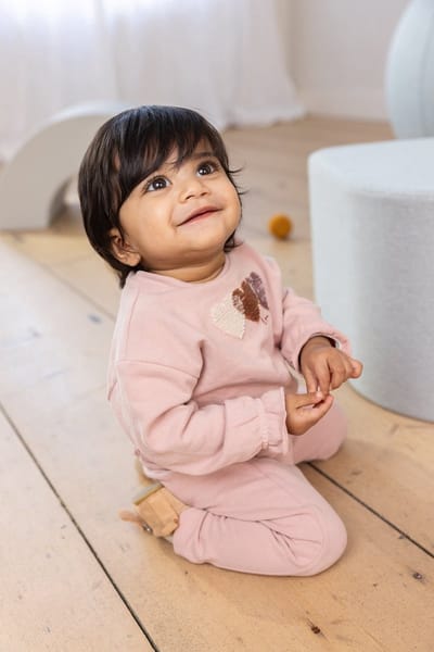 Noppies Sweater Frouzins en Broek Flourens Pale Mauve maat 50