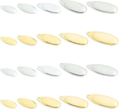 Store_8 - Vissen Lepels Messen - Spinner Ijzer - Perfect voor Lokken - 60 Stuks - Vissen Lokt Accessoires - Geschikt voor Alle Vissers