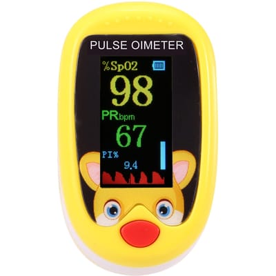 Kinderen pulsoximeter Fingertrip Mini SpO2-monitor Zuurstofverzadigingsmonitor Hartslagmeting