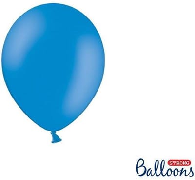 PartyDeco Sterke Ballonnen Blauw 12cm pk/100
