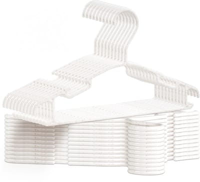 ilauke 54 stuks kinder kledinghangers, tarwestro kledinghangers voor kinderen, 27 cm baby- en kinderkledinghangers, ruimtebesparende babyhangers voor het opbergen van kinderkleding