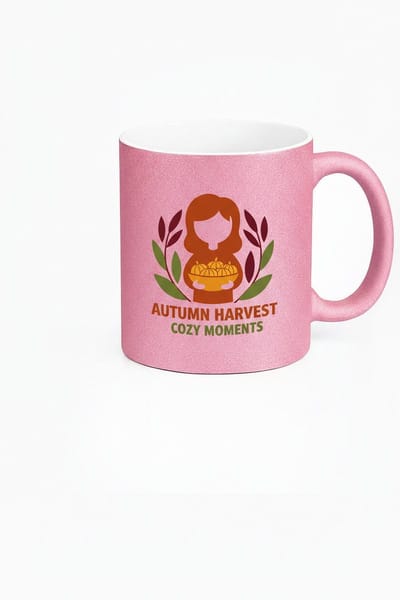Roze Herfst Oogst Mok - Cozy Moments Koffie Mok