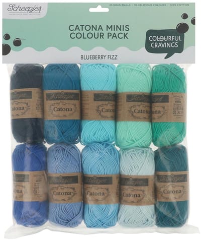 Scheepjes Catona en Chroma colour pack 10x25g - Haakgaren / Breigaren