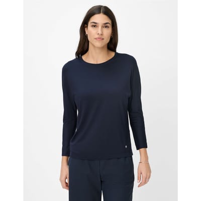 Brax Dames Shirt  Style CHARLENE navy, donkerblauw, maat 34